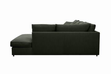 Rossita Lyx 5-sits Vänstervänd U-formad Extra djup Soffa med Divan och Schäslong i Manchester - Mörkgrön - Products - Möbler - Soffa - U-soffa