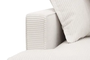 Rossita Lyx 5-sits Vänstervänd U-formad Extra djup Soffa med Divan och Schäslong i Manchester - Naturvit - Products - Möbler - Soffa - U-soffa