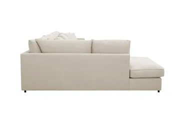 Rossita Lyx 5-sits Vänstervänd U-formad Extra djup Soffa med Divan och Schäslong i Tyg - Beige - Products - Möbler - Soffa - U-soffa