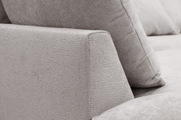 Rossita Lyx 6-sits Högervänd U-formad Extra djup Soffa med Divan och Schäslong i Chenille - Grå/Brun - Products - Möbler - Soffa - U-soffa