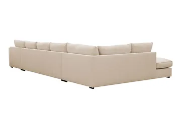 Rossita Lyx 6-sits Högervänd U-formad Extra djup Soffa med Divan och Schäslong i Manchester - Beige - Products - Möbler - Soffa - U-soffa