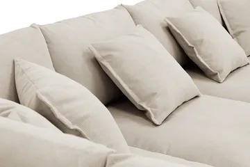 Rossita Lyx 6-sits Högervänd U-formad Extra djup Soffa med Divan och Schäslong i Manchester - Kräm - Products - Möbler - Soffa - U-soffa
