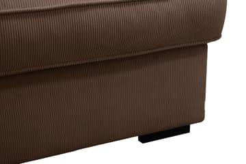 Rossita Lyx 6-sits Högervänd U-formad Extra djup Soffa med Divan och Schäslong i Manchester - Mörkbrun - Products - Möbler - Soffa - U-soffa