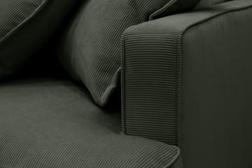 Rossita Lyx 6-sits Högervänd U-formad Extra djup Soffa med Divan och Schäslong i Manchester - Mörkgrön - Products - Möbler - Soffa - U-soffa