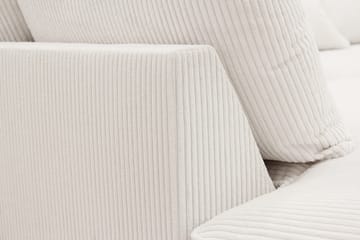 Rossita Lyx 6-sits Högervänd U-formad Extra djup Soffa med Divan och Schäslong i Manchester - Naturvit - Products - Möbler - Soffa - U-soffa