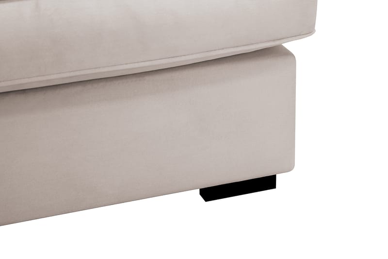Rossita Lyx 6-sits Högervänd U-formad Extra djup Soffa med Divan och Schäslong i Sammet - Beige - Products - Möbler - Soffa - Sammetssoffa