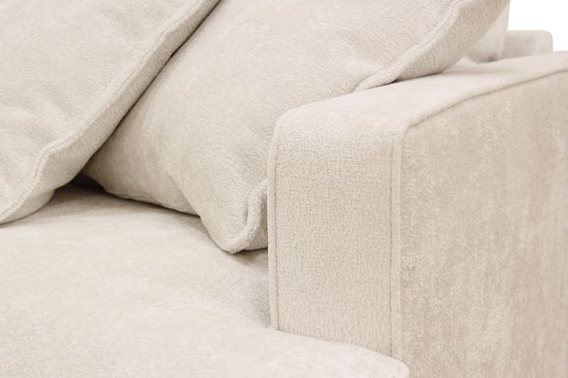 Rossita Lyx 6-sits Vänstervänd U-formad Extra djup Soffa med Divan och Schäslong i Chenille - Beige - Products - Möbler - Soffa - U-soffa