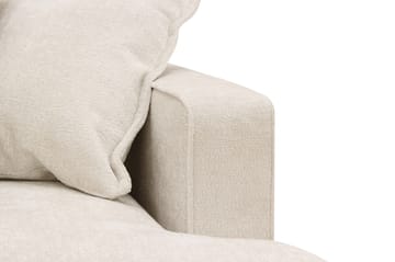 Rossita Lyx 6-sits Vänstervänd U-formad Extra djup Soffa med Divan och Schäslong i Chenille - Beige - Products - Möbler - Soffa - U-soffa