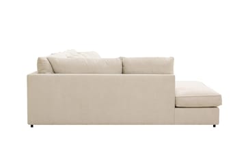 Rossita Lyx 6-sits Vänstervänd U-formad Extra djup Soffa med Divan och Schäslong i Chenille - Beige - Products - Möbler - Soffa - U-soffa