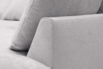 Rossita Lyx 6-sits Vänstervänd U-formad Extra djup Soffa med Divan och Schäslong i Chenille - Grå - Products - Möbler - Soffa - U-soffa