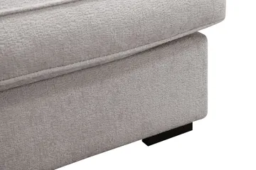 Rossita Lyx 6-sits Vänstervänd U-formad Extra djup Soffa med Divan och Schäslong i Chenille - Grå/Brun - Products - Möbler - Soffa - U-soffa