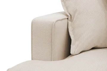 Rossita Lyx 6-sits Vänstervänd U-formad Extra djup Soffa med Divan och Schäslong i Manchester - Beige - Products - Möbler - Soffa - U-soffa