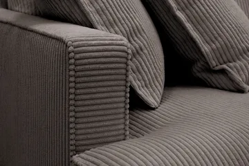 Rossita Lyx 6-sits Vänstervänd U-formad Extra djup Soffa med Divan och Schäslong i Manchester - Brun - Products - Möbler - Soffa - U-soffa