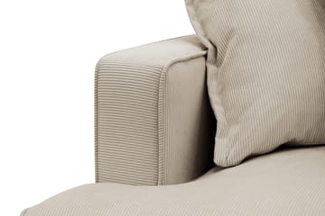 Rossita Lyx 6-sits Vänstervänd U-formad Extra djup Soffa med Divan och Schäslong i Manchester - Kräm - Products - Möbler - Soffa - U-soffa