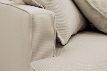 Rossita Lyx 6-sits Vänstervänd U-formad Extra djup Soffa med Divan och Schäslong i Manchester - Kräm - Products - Möbler - Soffa - U-soffa
