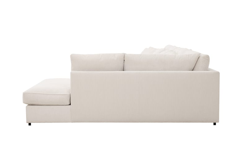Rossita Lyx 6-sits Vänstervänd U-formad Extra djup Soffa med Divan och Schäslong i Manchester - Naturvit - Products - Möbler - Soffa - U-soffa