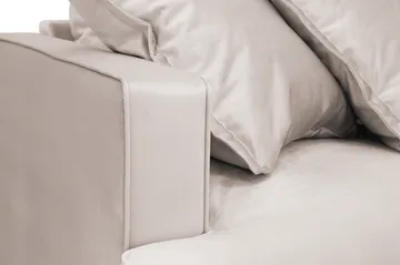 Rossita Lyx 6-sits Vänstervänd U-formad Extra djup Soffa med Divan och Schäslong i Sammet - Beige - Products - Möbler - Soffa - Sammetssoffa