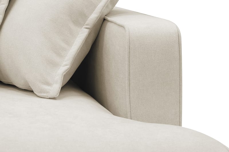 Rossita Lyx 6-sits Vänstervänd U-formad Extra djup Soffa med Divan och Schäslong i Tyg - Beige - Products - Möbler - Soffa - U-soffa