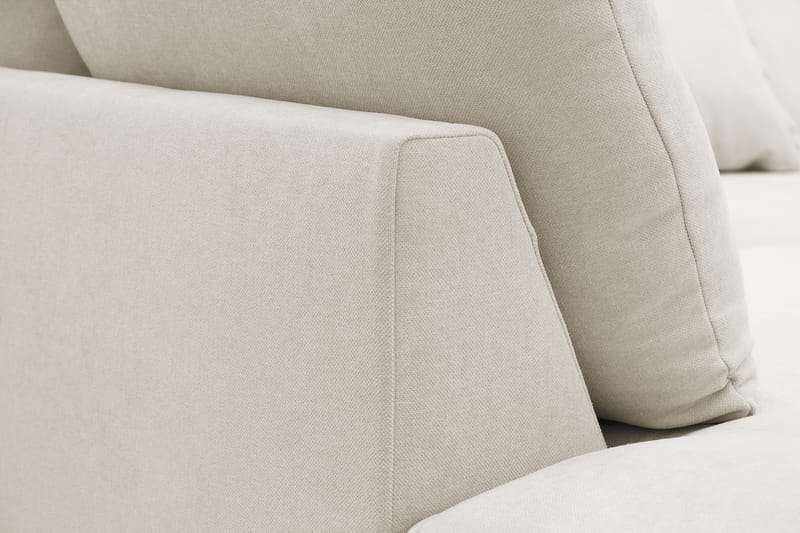 Rossita Lyx 6-sits Vänstervänd U-formad Extra djup Soffa med Divan och Schäslong i Tyg - Beige - Products - Möbler - Soffa - U-soffa