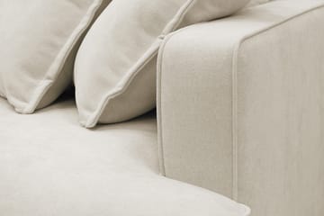 Rossita Lyx 6-sits Vänstervänd U-formad Extra djup Soffa med Divan och Schäslong i Tyg - Beige - Products - Möbler - Soffa - U-soffa