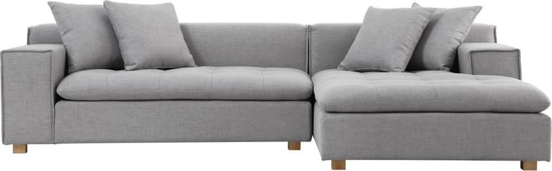 Sake Soffa grå divansoffa 251 cm - Grå - Products - Möbler - Soffa - Divansoffa & schäslongsoffa