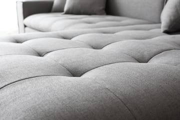 Sake Soffa grå divansoffa 251 cm - Grå - Products - Möbler - Soffa - Divansoffa & schäslongsoffa