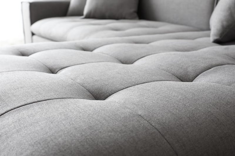 Sake Soffa grå divansoffa 251 cm - Grå - Products - Möbler - Soffa - Divansoffa & schäslongsoffa