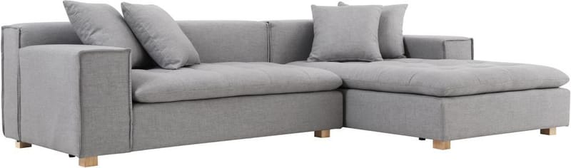 Sake Soffa gr å divansoffa 251 cm - Grå - Products - Möbler - Soffa - Divansoffa & schäslongsoffa