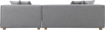 Sake Soffa grå divansoffa 251 cm - Grå - Products - Möbler - Soffa - Divansoffa & schäslongsoffa