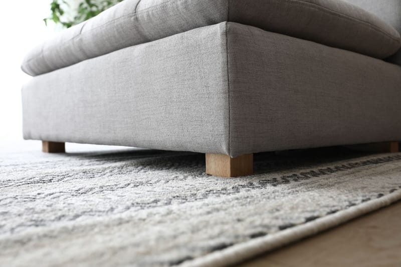 Sake Soffa grå divansoffa 251 cm - Grå - Products - Möbler - Soffa - Divansoffa & schäslongsoffa