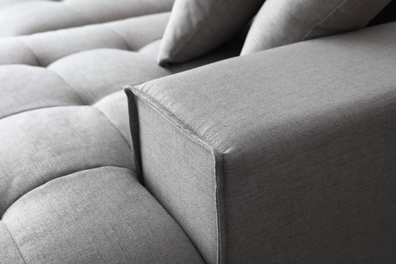 Sake Soffa grå divansoffa 251 cm - Grå - Products - Möbler - Soffa - Divansoffa & schäslongsoffa