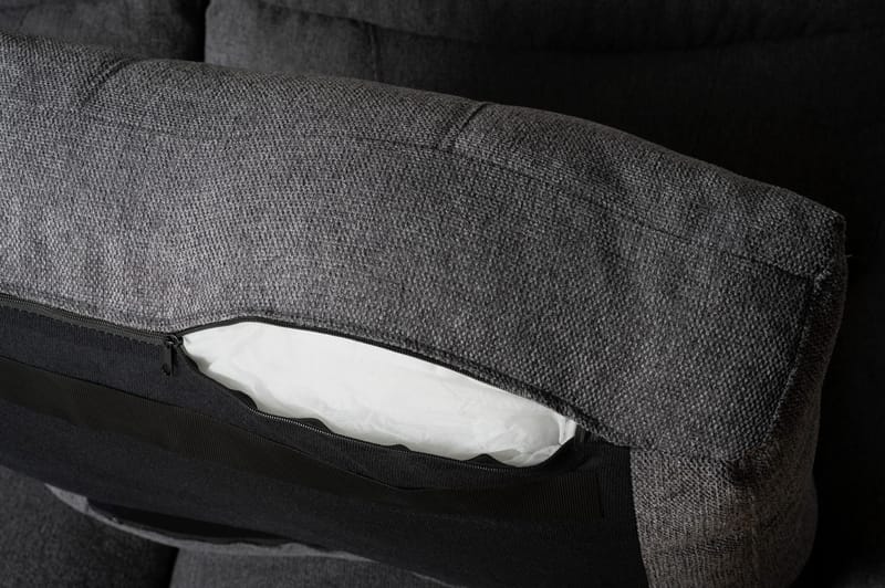 Salem hörnsoffa i mörkgrått tyg - Mörkgrå - Products - Möbler - Soffa - Hörnsoffa