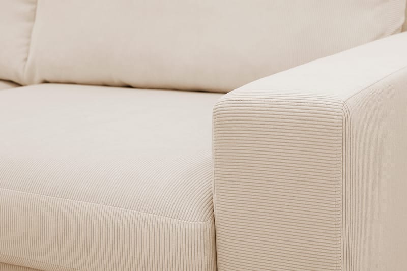 Scandi Djup 3-sits Soffa i Manchester - Beige - Products - Möbler - Soffa - 3 sits soffa