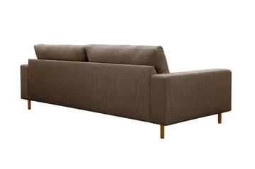 Scandi Djup 4-sits Soffa i Manchester - Brun - Products - Möbler - Soffa - 4 sits soffa