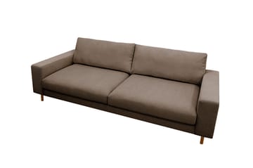 Scandi Djup 4-sits Soffa i Manchester - Brun - Products - Möbler - Soffa - 4 sits soffa
