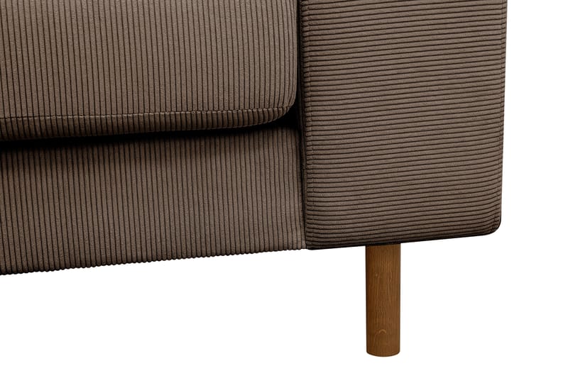 Scandi Djup 4-sits Soffa i Manchester - Brun - Products - Möbler - Soffa - 4 sits soffa