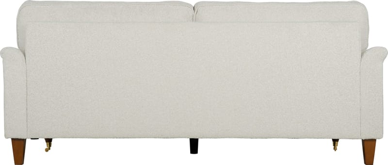 Soffa 210 cm bred Howard Watford Deluxe i bouclé - Vit - Products - Möbler - Soffa - Howardsoffa