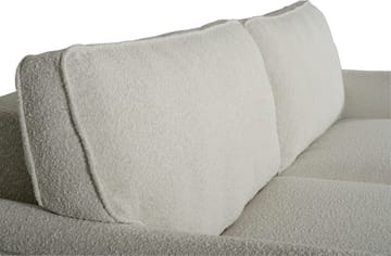 Soffa 210 cm bred Howard Watford Deluxe i bouclé - Vit - Products - Möbler - Soffa - Howardsoffa