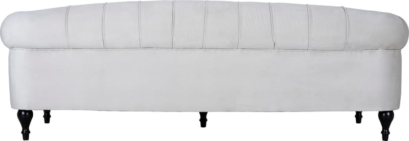 Soffa 3-sits chesterfield beige sammet - Beige - Products - Möbler - Soffa - Chesterfield soffa