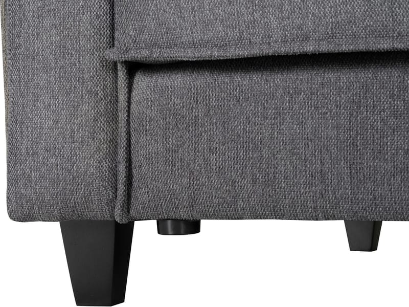 Soffa 4-sits 270 cm antracit tyg - Brandy - Antracit - Products - Möbler - Soffa - Sammetssoffa