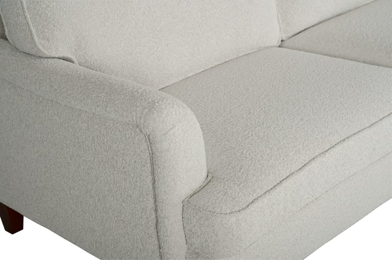 Soffa Howard 2-sits i bouclé 187 cm - Vit - Products - Möbler - Soffa - Howardsoffa