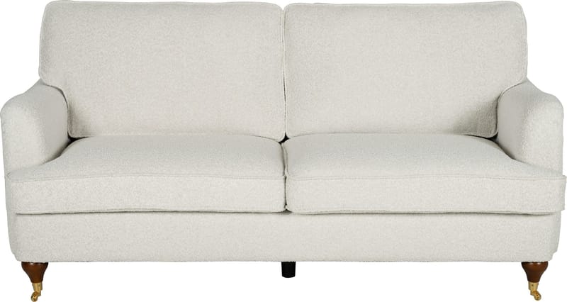 Soffa Howard 2-sits i bouclé 187 cm - Vit - Products - Möbler - Soffa - Howardsoffa