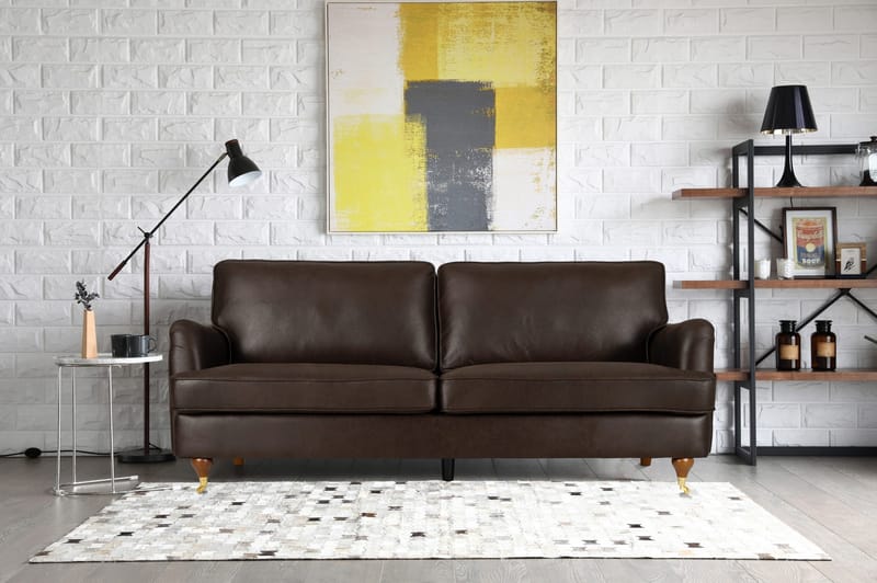 Soffa Howard Watford Deluxe - 210 cm - Vintagebrunt - Products - Möbler - Soffa - Howardsoffa