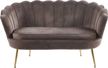 Soffa i brun sammet - Kingsley - Brun - Products - Möbler - Soffa - Sammetssoffa