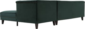 Soffa med divan grön sammet - Bellas - Grön - Products - Möbler - Soffa - Sammetssoffa