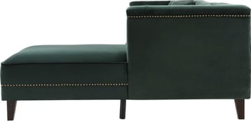 Soffa med divan grön sammet - Bellas - Grön - Products - Möbler - Soffa - Sammetssoffa