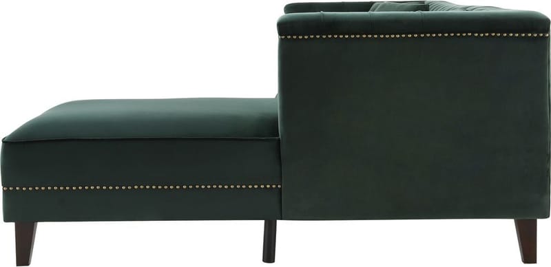 Soffa med divan grön sammet - Bellas - Grön - Products - Möbler - Soffa - Sammetssoffa