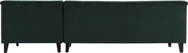 Soffa med divan grön sammet - Bellas - Grön - Products - Möbler - Soffa - Sammetssoffa