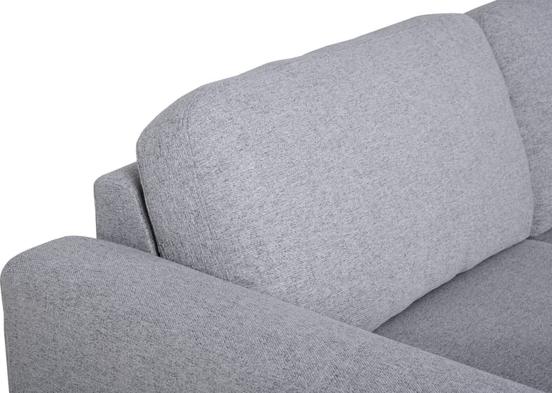 Soffa med vändbar divan grå 283 cm - Grå - Products - Möbler - Soffa - Divansoffa & schäslongsoffa