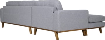 Soffa med vändbar divan grå 283 cm - Grå - Products - Möbler - Soffa - Divansoffa & schäslongsoffa